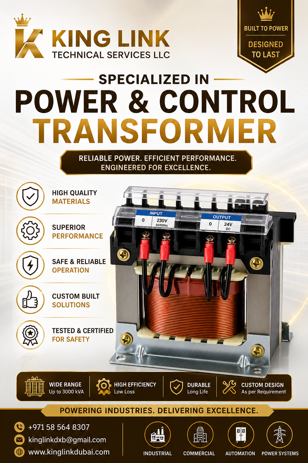 Transformer Supplier UAE